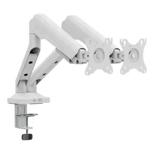 Bras porte-&eacute;cran double articul&eacute; Ergo Line Noir 