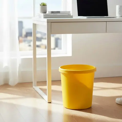 Corbeille &agrave; papier - 18 L - Jaune - Helit 