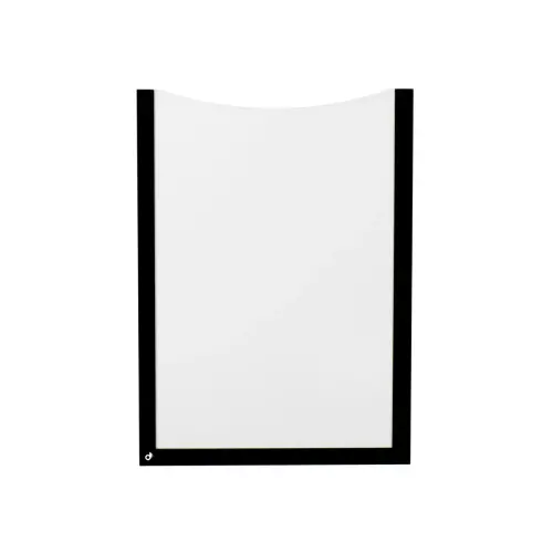 2 Cadre porte-document - A4 - Magn&eacute;tique - Noir - Djois 