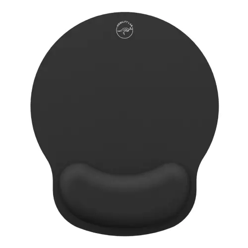 Tapis de souris avec repose-poignet - Ergonomique - Noir - Mobility Lab