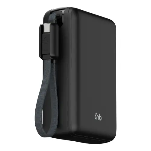 Batterie externe - C&acirc;ble USB-C - 40W - T'nb 