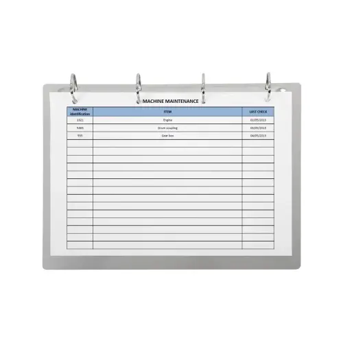 Classeur d&rsquo;affichage - 4 anneaux - Aluminium - Djois 