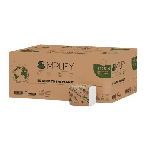 40 Paquets papier toilette plié Simplify