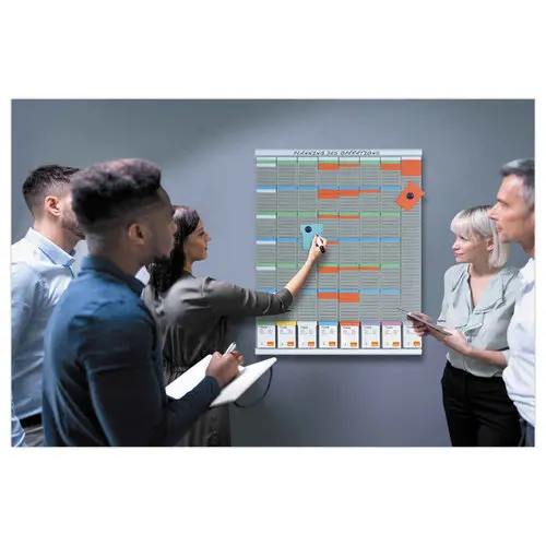 100 Fiches T pour planning - Taille 3 - Vert - Nobo 