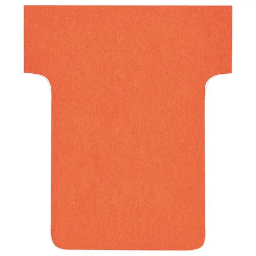 100 Fiches T pour planning - Taille 1,5 - Rouge - Nobo