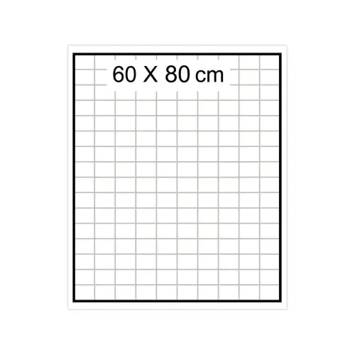 Rouleau 25 feuilles électrostatiques Magic Chart - Quadrillage - 60 x 80 cm - LEGAMASTER