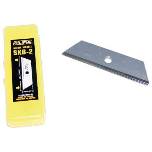Etui de 5 lames trapézoïdales pour cutter - 17,5 mm - Olfa