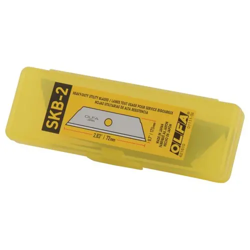 Etui de 5 lames trapézoïdales pour cutter - 17,5 mm - Olfa