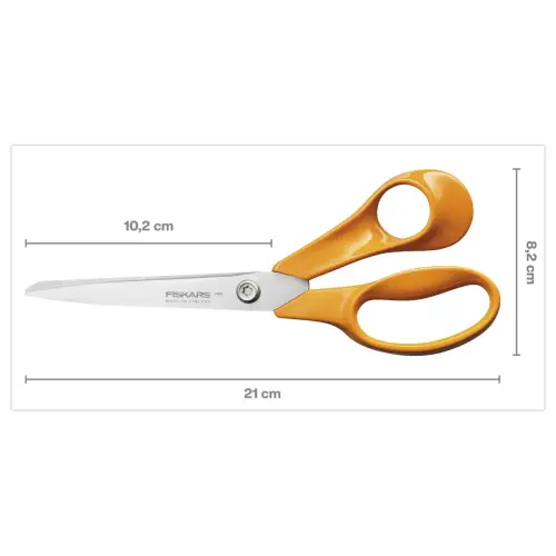Paire de ciseaux ergonomiques Classic - 21 cm - FISKARS