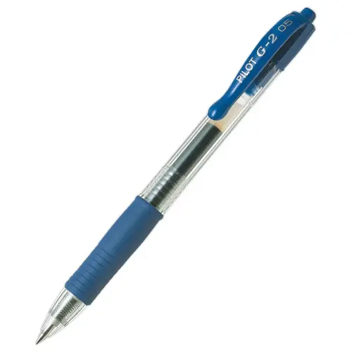 Stylo encre gel rétractable et rechargeable G-2 - Bleu - PILOT