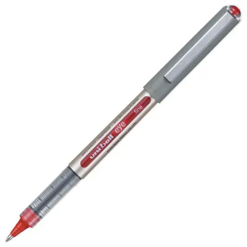 Stylo roller pointe métal Eye 157 - Écriture moyenne - Rouge - UNI-BALL