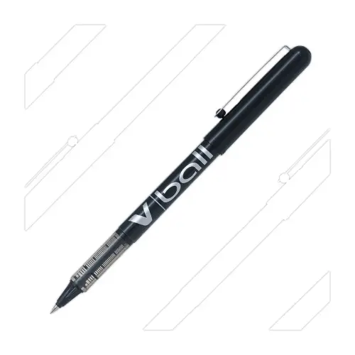 Stylo roller pointe métal V Ball 05 - écriture fine - Noir - PILOT