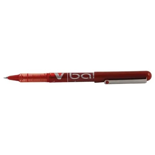 Stylo roller pointe métal V Ball 05 - écriture fine - Rouge - PILOT