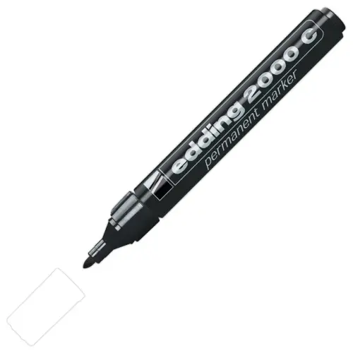 Marqueur permanent 2000 - Pointe ogive - Noir - EDDING
