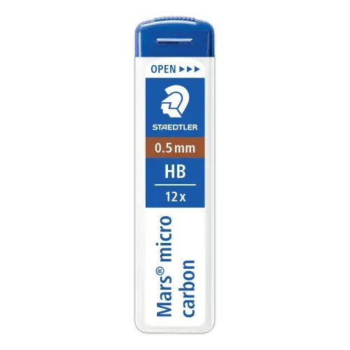 Mines portemine rechargeable Mars micro carbon 250 - 0,5 mm - STAEDTLER