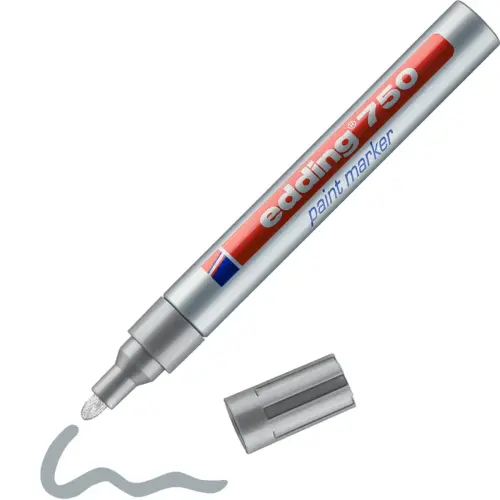 Marqueur peinture EDDING 750 pointe moyenne - Argent 