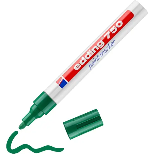 Marqueur peinture EDDING 750 pointe moyenne - Vert 