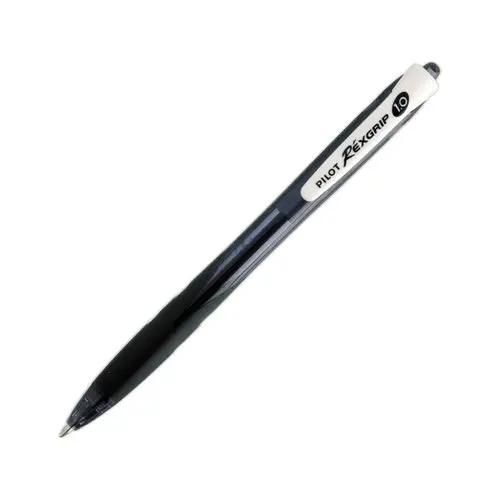 Stylo bille rétractable et rechargeable Rexgrip Begreen - Noir - PILOT