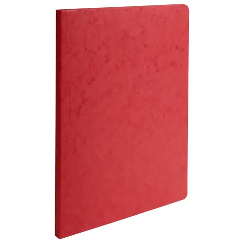 Chemise simple dos rainé - EXACOMPTA - Rouge