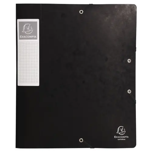 Boîte de classement Cartobox - Dos 6 cm - Noir - EXACOMPTA