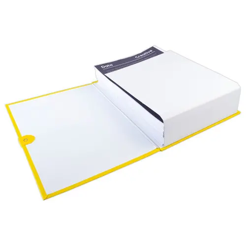 Chemise à sangle scratch et rabat Balacron - jaune - EXACOMPTA