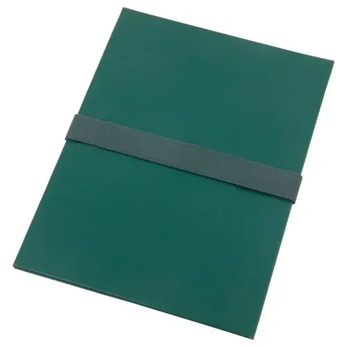 Chemise à sangle scratch et rabat Balacron - Vert foncé - EXACOMPTA