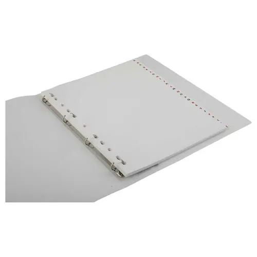 Jeu d'intercalaires alphabétiques ELBA - Carte blanche 180 g - A4 - 26 onglets bicolores
