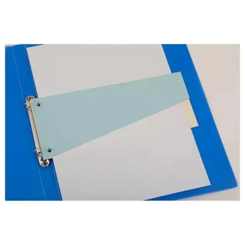 100 intercalaires carte format Trap&egrave;ze - Economique - Bleu - SOCARPA 