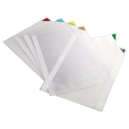 5 Pochettes d'affichage repositionnables A4 - Assorties - Tarifold
