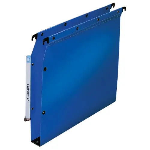10 Dossiers suspendus pour armoires - Fond 30 mm - Bleu - ELBA