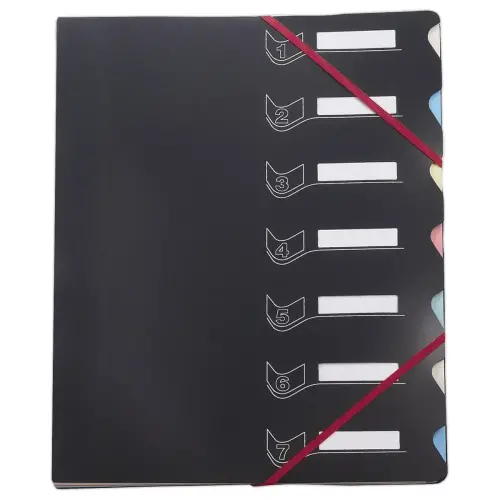 Trieur chemise bi-matière - 7 compartiments - EXTENDOS