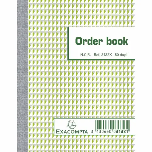 Carnet de commandes lign&eacute; 2 exemplaires105x135 mm 