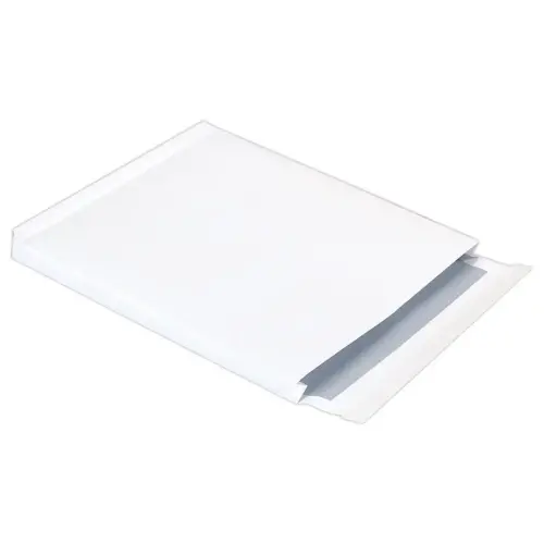 200 Pochettes à soufflet - kraft blanc - 120g - 229x324mm à fenêtre - GPV
