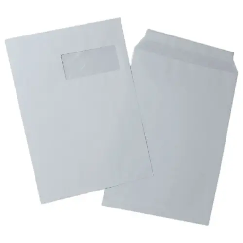 250 Pochettes à fenêtre 90g - 22.9 x 32.4 cm - GPV