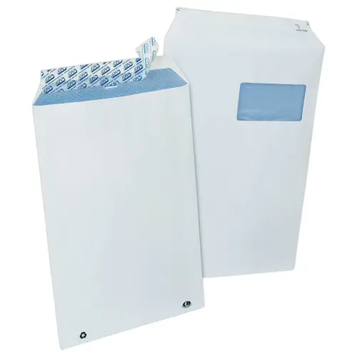 250 Pochettes C4 velin blanches grand format - GPV