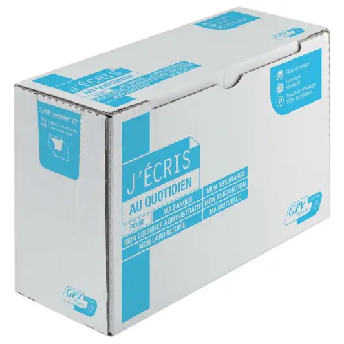 250 Pochettes C4 velin blanches grand format - GPV
