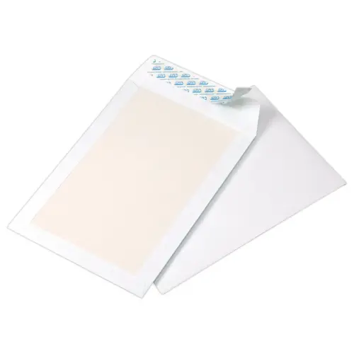 25 Pochettes avec dos renforcé en carton 120g - 229 x 324 mm - Papier blanc