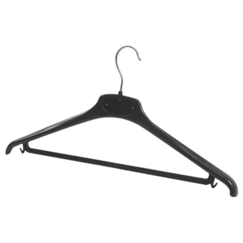 20 Cintres plastique – Noir – Alba