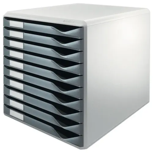 Module de classement 10 tiroirs - Gris - LEITZ 