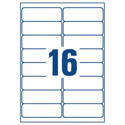 40 planches de 16 étiquettes adresses pour imprimantes jet d'encre - 99,1x33,9mm - AVERY
