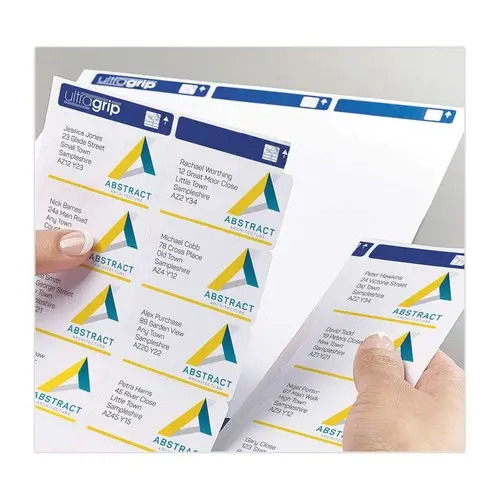 100 Planches de 10 étiquettes adresses blanches pour imprimantes laser - 99,1 x 57 mm - AVERY
