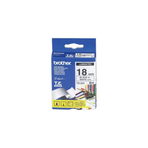 Ruban pour titreuse TZe 241 - 18mm - Brother 