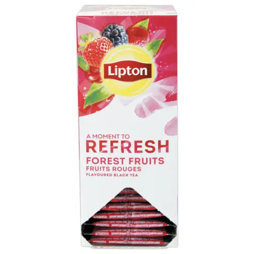 25 Sachets de th&eacute; aromatis&eacute; fruits rouges - LIPTON 