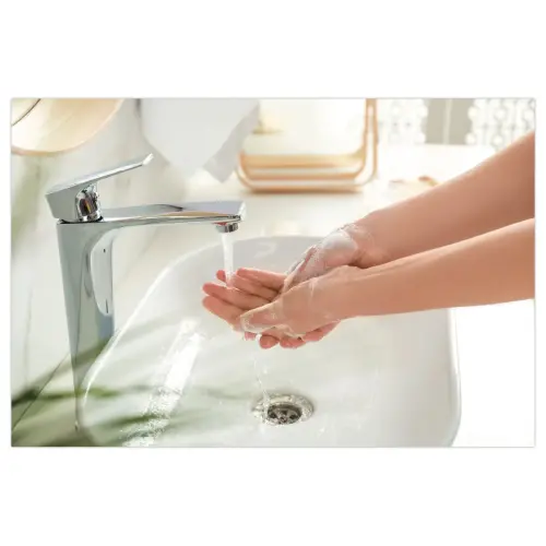 Flacon de savon liquide parfum p&ecirc;che - 500 ml - TOPMAIN 