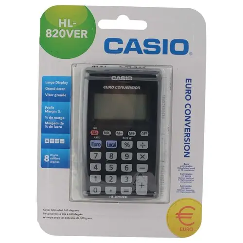 Calculatrice de poche HL 820 - Casio