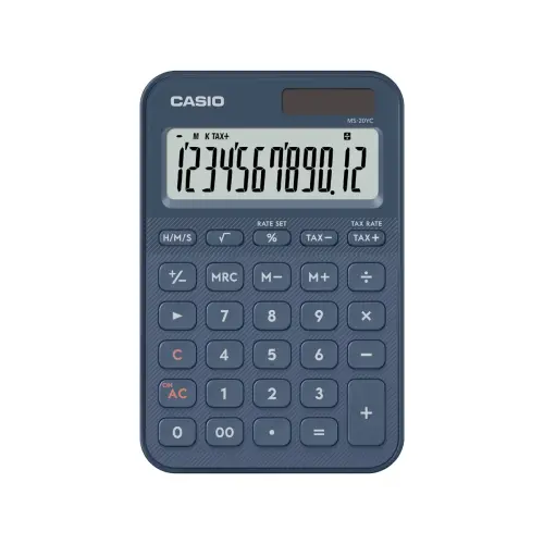 Calculatrice de bureau - MS-20 - Bleu - Casio 