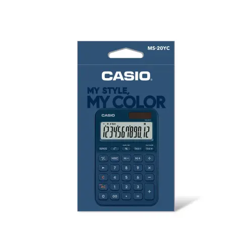 Calculatrice de bureau - MS-20 - Bleu - Casio 