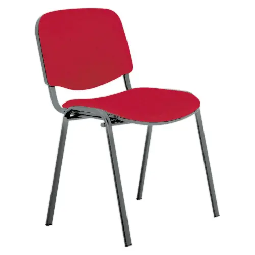 Chaise confort Iso non feu - Rouge