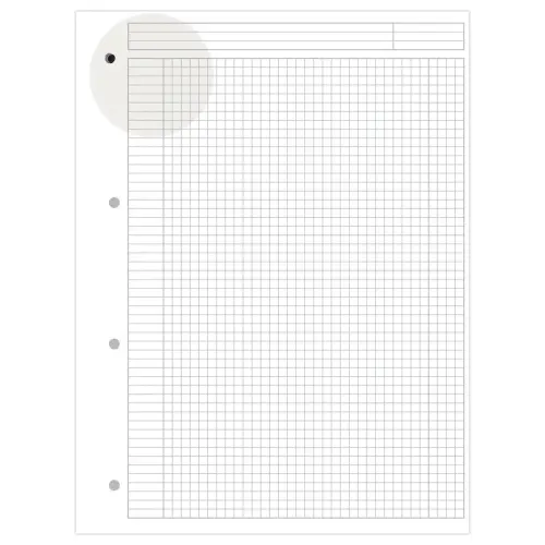 Bloc-notes International A4+ - 5x5 - Oxford