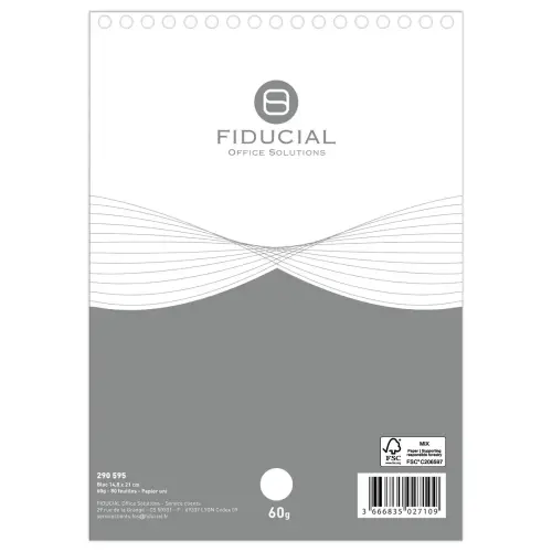Bloc-notes sténo A5 - 60g